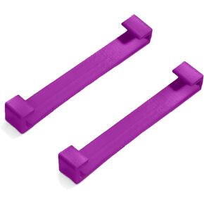 SplashNColor A50 Support Brace Clamps Upgrade for Cushion - Enhance Your Headphone Comfort with Durable and Secure Fit - Compatible with Astro A50 Gen. 4 and Mod Kit - 2 Pack (Flexible, Purple)