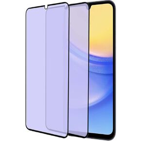 2 pack Anti Blue Light Tempered Glass Screen Protector for Samsung Galaxy A15. Eye Protection Tempered Glass Film,No Bubbles,9H, HD, Blue Light Blocking Film for Galaxy A15 6.5"