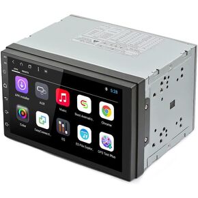 Ezonetronics Android Car Radio Double Din Navigation Bluetooth 2G&16G Touch Screen Car Multimedia Radio Support Mirror Link Play in Kuwait