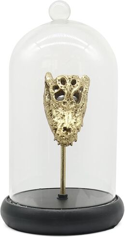 Lukitas Fox and Owl Statues Decor, Animal Group Sculptures, Creative Decoration for Living Room Office, Golden, Resin 11'' in Saudi Arabia