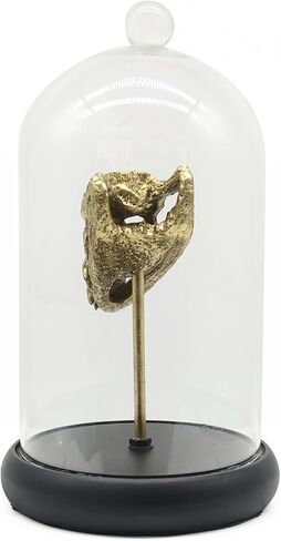 Lukitas Fox and Owl Statues Decor, Animal Group Sculptures, Creative Decoration for Living Room Office, Golden, Resin 11'' in Saudi Arabia