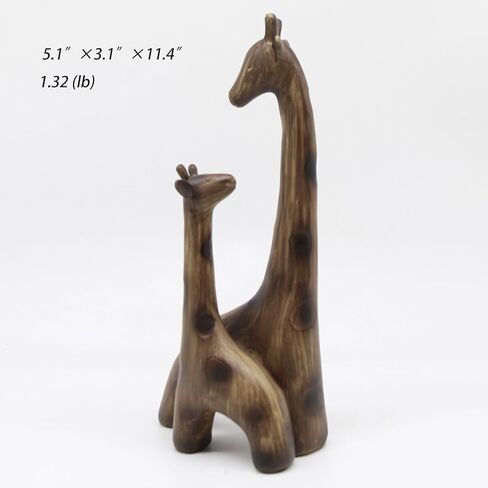 Lukitas Fox and Owl Statues Decor, Animal Group Sculptures, Creative Decoration for Living Room Office, Golden, Resin 11'' in Kuwait