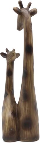 Lukitas Fox and Owl Statues Decor, Animal Group Sculptures, Creative Decoration for Living Room Office, Golden, Resin 11'' in Kuwait
