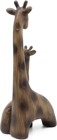 Lukitas Fox and Owl Statues Decor, Animal Group Sculptures, Creative Decoration for Living Room Office, Golden, Resin 11'' in Kuwait