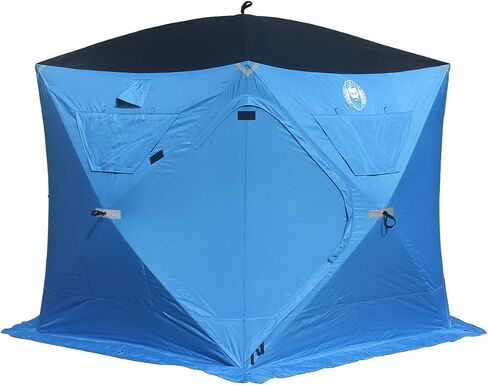 Yaranga 6 Sided Insulated Portable Ice Fishing Shelter with 2 Big Doors-Diamond Door Guard System in Saudi Arabia