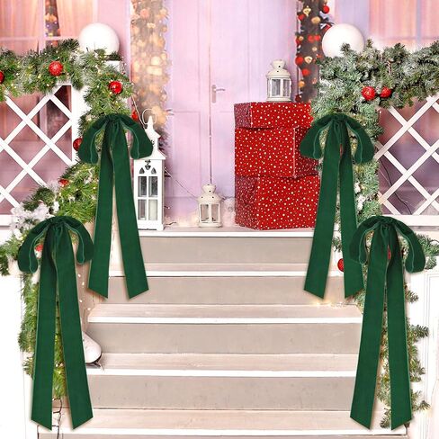 25 Yards Khaki Velvet Ribbon 2 Inch Vintage Fabric Christmas Ribbon Gift Wrapping for Christmas Wreath Decoration in Kuwait