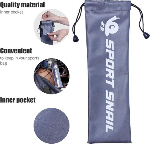 Hand Pump for Balls - Portable Ball Air Pump with Needle 3 pcs and Compact Case - Small Sports Ball Inflator - Volleyball, Soccer, Basketball Pump - Manual Ball Pump for Inflatables in Saudi Arabia