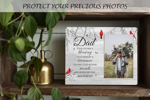 هدية إطار الصورة التذكاري للأب، هدايا تذكارية لفقد الأب، هدية خشبية لتعاطف الأب، هدايا تعازي لفقد الأب، في الذاكرة المحبة لإطارات صور الأب -B04 in Kuwait
