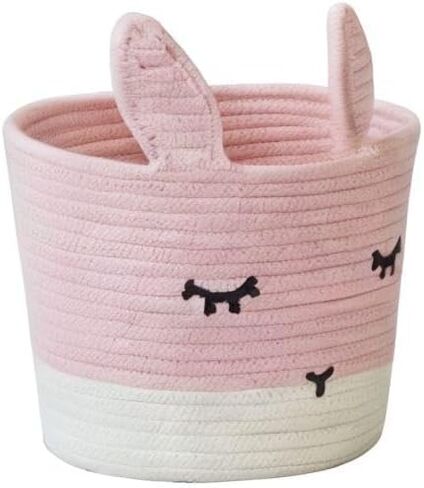 T&T Homewares Small Giraffe Baskets for Baby Diaper Organizer, Nursery Storage Room Decor, Kids Room Organizer, Cat Dog Toy Storage in Saudi Arabia