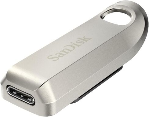 SanDisk 512B Ultra Luxe USB Type-C Flash Drive - Up to 400MB/s, USB 3.2 Gen 1, Premium Metal Design - SDCZ75-512G-G46 in Saudi Arabia