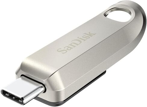 SanDisk 512B Ultra Luxe USB Type-C Flash Drive - Up to 400MB/s, USB 3.2 Gen 1, Premium Metal Design - SDCZ75-512G-G46 in Saudi Arabia