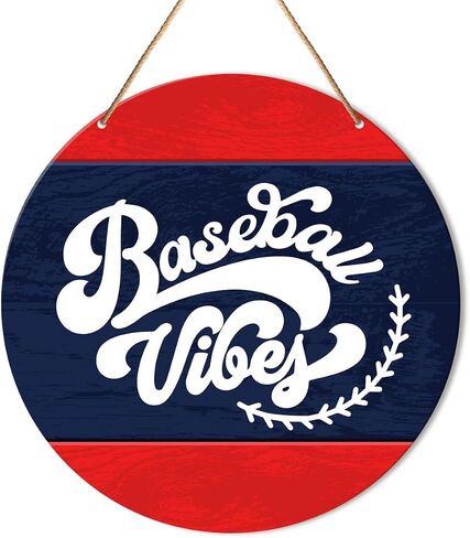 Baseball Front Door Sign, Baseball Hanging Sign Decor Sport Wall Decorations Sign for Porch, Patio, Boys Room, Gift for Men Boy Baseball Player Lover Fans, If We Don't Answer Check The Ball Field in Saudi Arabia