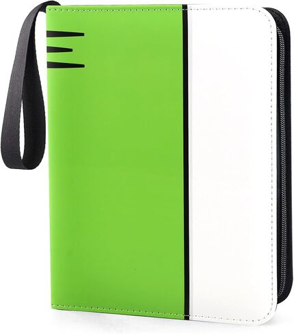 Extra Large Trading Card Binder-9 Pocket, 900 Pockets Card Holder Album with 50 Removable Sleeves, Portable Cards Collection Book with Zipper - Pink in Saudi Arabia
