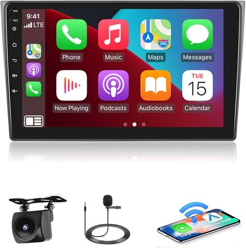 2+64G Car Radio for Mazda CX-9 CX9 CX 9 2006-2015 - Wireless Carplay & Android Auto - 9 Inch Android 13 Stereo with WiFi/EQ/GPS + AHD Rear View Camera in Kuwait