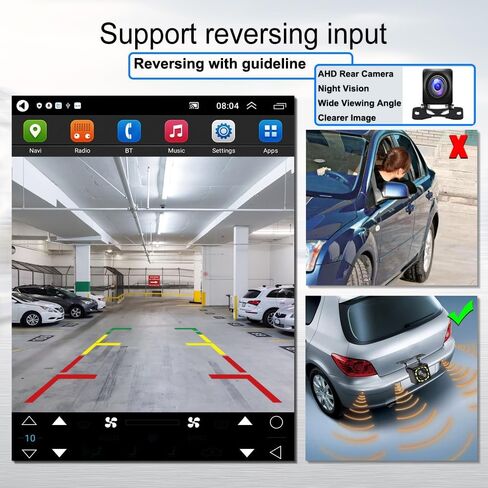 UNITOPSCI 2G+64G Android 13 ستيريو سيارة لهوندا CRV 2012-2016 Wireless CarPlay Android Auto Radio، 9.7 بوصة HD شاشة تعمل باللمس بلوتوث GPS Navigation WiFi HiFi FM/RDS USB + ميكروفون كاميرا احتياطية in Kuwait