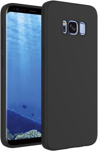 for Samsung Galaxy S8 Case Black, Scratch Resistant with Soft Touch, Slim Thin Phone Cover for Samsung Galaxy S8 in Kuwait