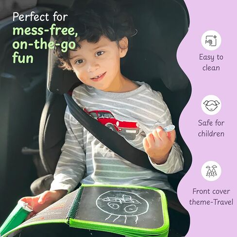 The Pencil Grip Daily Doodler Reusable Activity Book- Travel Cover, Includes 4 Wonder Stix in Saudi Arabia