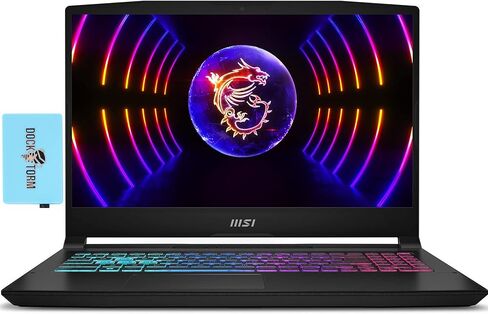 MSI Katana 15.6" 144Hz FHD IPS Gaming Laptop (Intel i7-12650H 10-Core 2.30GHz, 64GB DDR5, 4TB PCIe SSD, GeForce RTX 4070 8GB GDDR6X, RGB Backlit KYB, WiFi 6, BT 5.2, Win 11 Home) w/Dockztorm Dock in Saudi Arabia