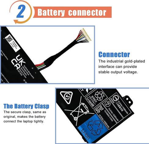 بطارية كمبيوتر محمول ASODI AP20BHU 99.98Wh متوافقة مع Acer Predator Triton 500 SE 16 بوصة PT516-51S 70TP 71Q2 72KR 76LF 78CR 92CB 96BX 15.2V 6360mAh in Kuwait