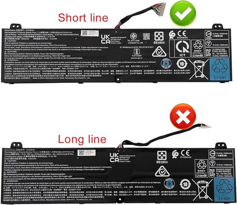 بطارية كمبيوتر محمول ASODI AP20BHU 99.98Wh متوافقة مع Acer Predator Triton 500 SE 16 بوصة PT516-51S 70TP 71Q2 72KR 76LF 78CR 92CB 96BX 15.2V 6360mAh in Kuwait