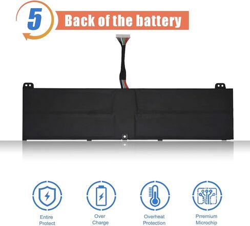 بطارية كمبيوتر محمول ASODI AP20BHU 99.98Wh متوافقة مع Acer Predator Triton 500 SE 16 بوصة PT516-51S 70TP 71Q2 72KR 76LF 78CR 92CB 96BX 15.2V 6360mAh in Kuwait