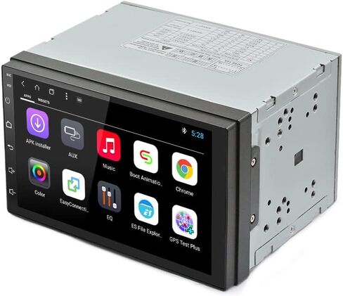 Ezonetronics Android Car Radio Double Din Navigation Bluetooth 2G&16G Touch Screen Car Multimedia Radio Support Mirror Link Play in Kuwait