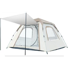 1/2/3/4 Person Outdoor Camping Tent, Large D-Type Door Automatic Tent, Easy to Set up Tent, Waterproof, Spacious, Lightweight and Portable Tent, Suitable for Outdoor Hiking and Travel