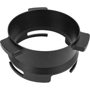Coffee Dosing Funnel 54mm Espresso Coffee Accessories Dosing Ring Aluminum Metal for Breville Portafilter Black Hand Free
