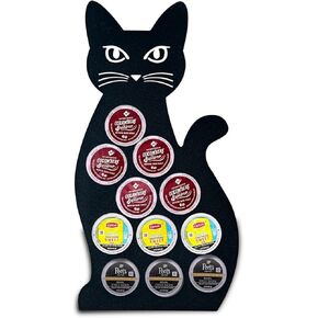Cat Coffee Pod Holder For K Cup Holder Black Coffee Pod Organizer K Pod Holder For Counter