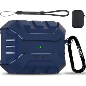 Valkit Compatible Airpods Pro 2nd/1st Generation Case Cover, Shockproof Protective AirPods Pro 2 Case 2022/2023 with Keychain & Lanyard for Men Women Military Skin Case for Air Pod Pro 2nd/1st Gen
