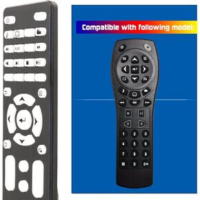 Replacement Remote Control for Chevrolet Suburban 1500 Rear Entertainment DVD 2007 2008 2009 2010 2011 2012 2013 2014 (GM & ACDelco Part# 20929305)