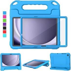 Kids Case for Samsung Galaxy Tab A9 Plus 11" Tablet 2023, Durable Shockproof Handle Stand Protective Cover with Screen Protector for Galaxy Tab A9+ 11 Inch 2023(SM-X210/X216/X218), Pink