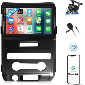 SIXWIN 1G+32G Android 13 Car Stereo for Ford F150 2009-2012 9 Inch Touch Screen Ford Car Radio with Bluetooth GPS Navigation Mirror Link WiFi FM SWC Backup Camera MIC … in Saudi Arabia
