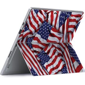 MightySkins Skin Compatible with Microsoft Surface Pro 8 - Patriot | Protective, Durable, and Unique Vinyl Decal wrap Cover | Easy to Apply, Remove, and Change Styles | Made in The USA