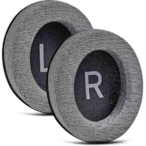 SHP9600 Ear Pads - TRANSTEK Replacement Ear Cushion Compatible with SHP9600 Headphones (Grey Fabric)