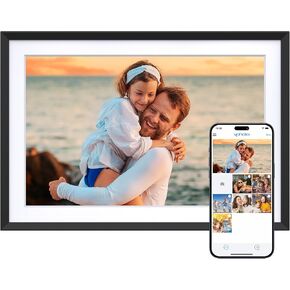 Dragon Touch Large Digital Picture Frame 32 inch Screen WiFi Digital Photo Frame Display, 64GB Storage, Auto-Rotate, Share Photos via App, Email, Cloud, Classic32
