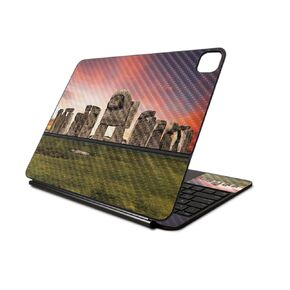 Glossy Glitter Skin Compatible with Apple Magic Keyboard for iPad Pro 13‑inch (M4) 2024 - Fissure - Premium 3M Vinyl Protective Wrap Decal Cover - Easy to Apply | Crafted in The USA by MightySkins