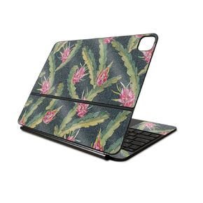 Glossy Glitter Skin Compatible With Apple Magic Keyboard for iPad Pro 13‑inch (M4) 2024 - Dragonfruit - Premium 3M Vinyl Protective Wrap Decal Cover - Easy To Apply | Crafted in the USA by MightySkins