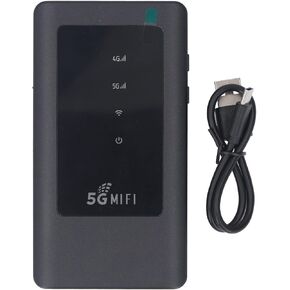 5G Mobile Hotspot for Travel, Local and International Coverage Router, 1.25Gbps Unlocked Router with SIM Card Slot, 16 Connected Devices