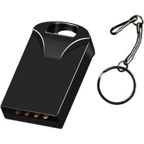 Mini 2GB USB Flash Drives Thumb Drive Memory Sticks Pen Drives with OTG & Type-C Transformer (Silver)