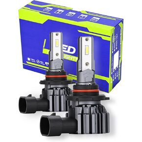 H11 LED Fog Light Bulbs, 600% Brighter Dual Beam LED Bulbs, Super Brighter H11,6000K Eye-Protection White, Quick Installation Halogen Replacement,Plug and Play, Pack of 2 (H11)