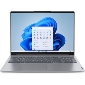 Lenovo ThinkBook 16 G6 IRL 16" WUXGA Notebook Computer, Intel Core i5-1335U 1.3GHz, 16GB RAM, 256GB SSD, Windows 11 Pro, Arctic Gray