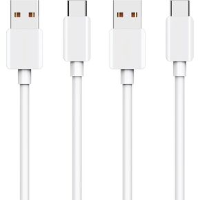 3FT USB A to C Male Cable, 60W 6FT C to C Cable, USB A to USB C Charger Cord for Laptop, Apple, for Samsung Galaxy S10 S10+, LG V30, Beats Fit Pro and More [2 Pack] in Saudi Arabia
