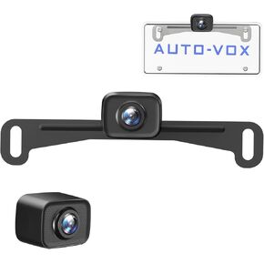 W12 Wireless Backup Camera for Car, HD 1080P Rear View Camera with Color Night Vision, IP69K Waterproof Reverse Camera Support Dual-Channel, Back Up Camera for Trucks, Pickups, Trailers