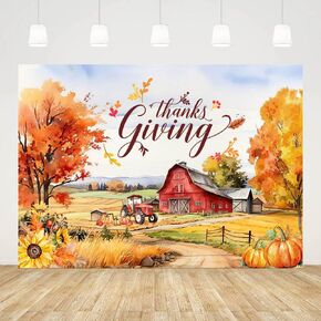 7x5ft Fall Thanksgiving Backdrop Thanks Giving Photography Background Farm Harvest Pumpkin Thanksgiving Party Decorations Photo Studio Props