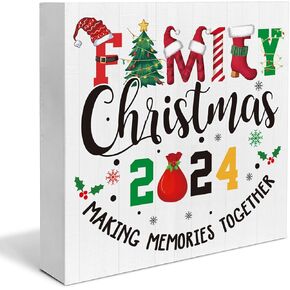 Funny Christmas Decorations, You Serious Clark Wooden Sign Decor, Christmas Vacation Wooden Block Sign, Christmas Decor for Table Shelf 5 x 5 Inch
