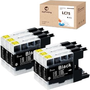 LC75 Ink Cartridges, Compatible LC71 LC75 Brother Ink Work for with MFC J435W J280W J825DW J430W J835DW J625DW J425W J6710DW J5910DW J6510DW (2 Black, 2 Cyan, 2 Magenta, 2 Yellow, 8 Pack)