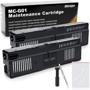 MC-G01 Maintenance Cartridge Compatible for Canon MAXIFY GX7021 GX6021 GX7020 GX6020 GX6010 GX7010, Cartucho De Mantenimiento MC-G01 Maint. Cartridge(SKU 4628C001), 2 Pack