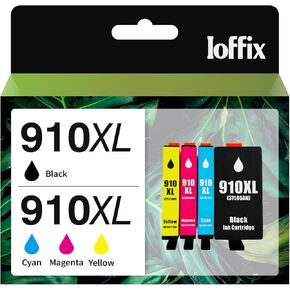910XL Ink Cartridges Combo Pack Compatible with HP 910 XL Ink Cartridges Combo Pack HP 910 XL Compatible with HP OfficeJet Pro 8025 8030 8035 8020 8028, OfficeJet 8010 8015 8018 8022 (4 Pack)