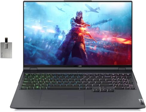 Lenovo Legion 5 Pro، 16 بوصة QHD 165 هرتز، كمبيوتر محمول للألعاب، AMD Ryzen 7 5800H، ذاكرة وصول عشوائي 64 جيجابايت، 2 تيرابايت PCIe SSD، NVIDIA GeForce RTX 3070، لوحة مفاتيح بإضاءة خلفية، كاميرا ويب 720P، رمادي، Win 11 Pro، بطاقة USB Hotface سعة 32 جيجابا in Saudi Arabia